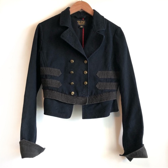 Polo Jean Ralph Lauren Large Navy Double-Breasted Women's Jacket **see note - Picture 1 of 9